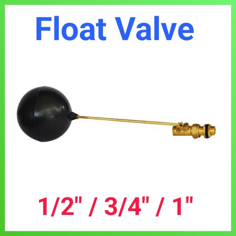 Water tank float deals valve