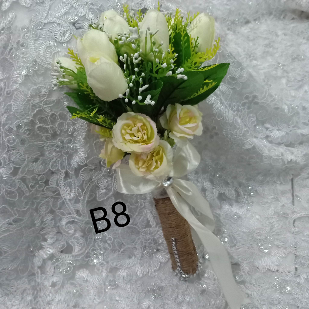 Bunga Tangan Pengantin Hand Bouquet Bunga Tangan Murah Bunga Tunang Shopee Malaysia