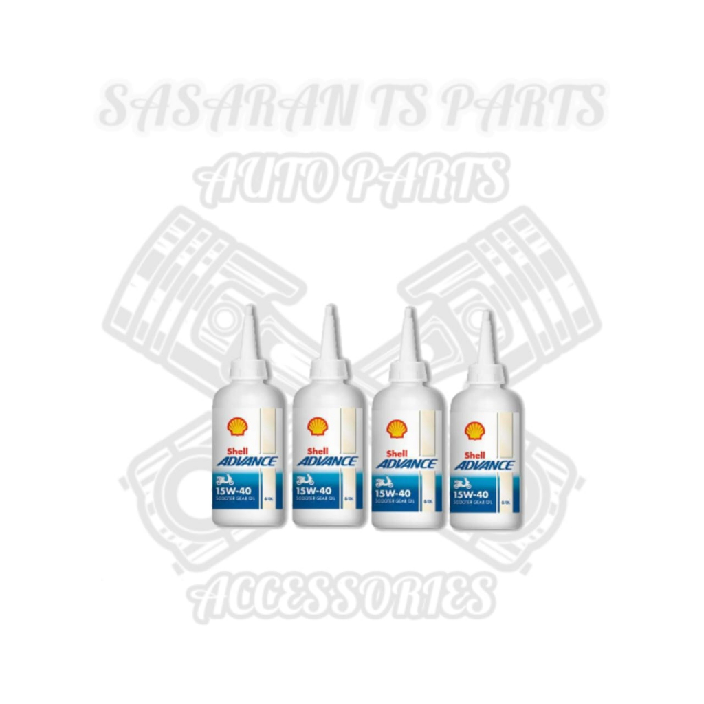 SHELL ADVANCE SCOOTER GEAR OIL 15W40 120ML Shopee Malaysia