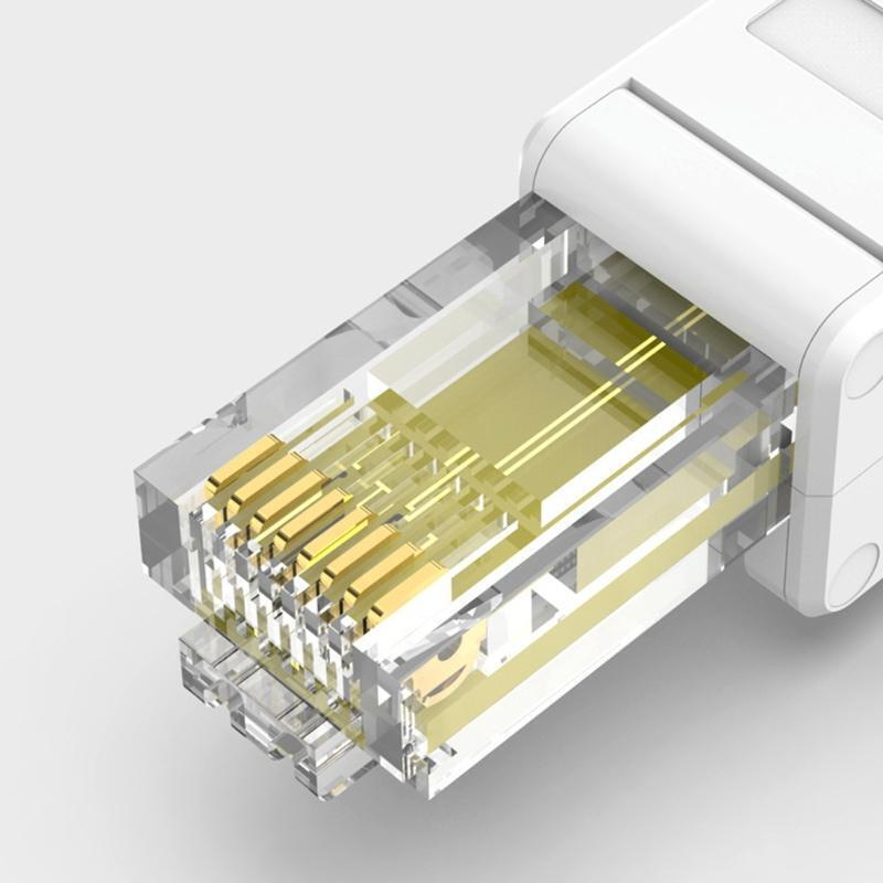 CAT5E/CAT6 RJ45 Connectors Punch Down Type Ethernet Cable Male Plugs ...