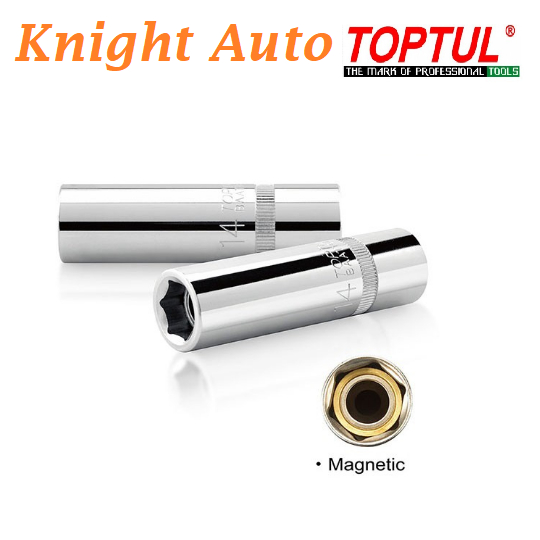 TOPTUL 1/2" DR. Spark Plug Socket For Car Use Spark Plug (14mm