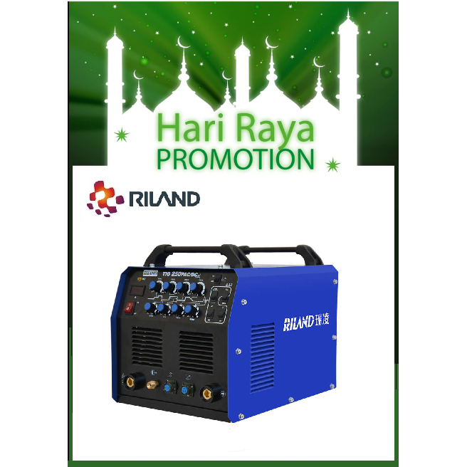 Riland TIG250P AC/DC Pulse tig welding machine (240v single phase