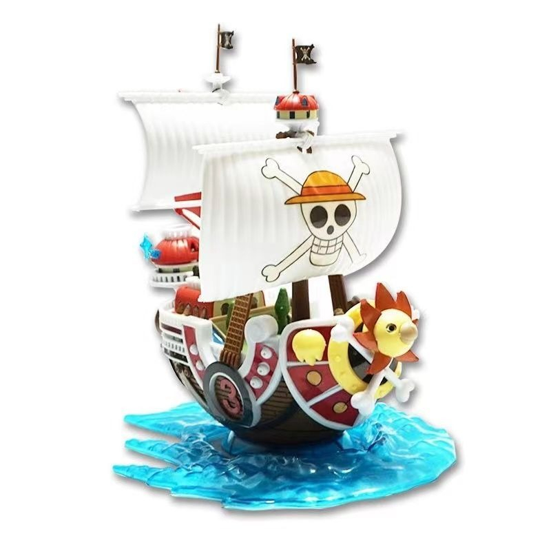 [One Piece Thousand Sunny Boat] Assembled Model One Piece Boat Hand