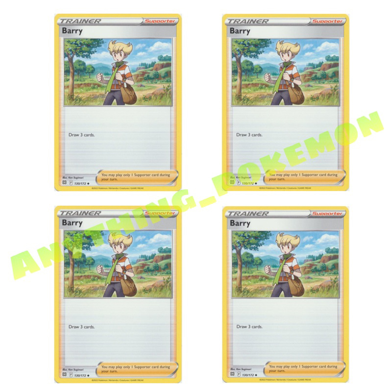 Pokmon Card Trainer - Barry 130/172 NORMAL/REVERSE HOLO | Shopee Malaysia