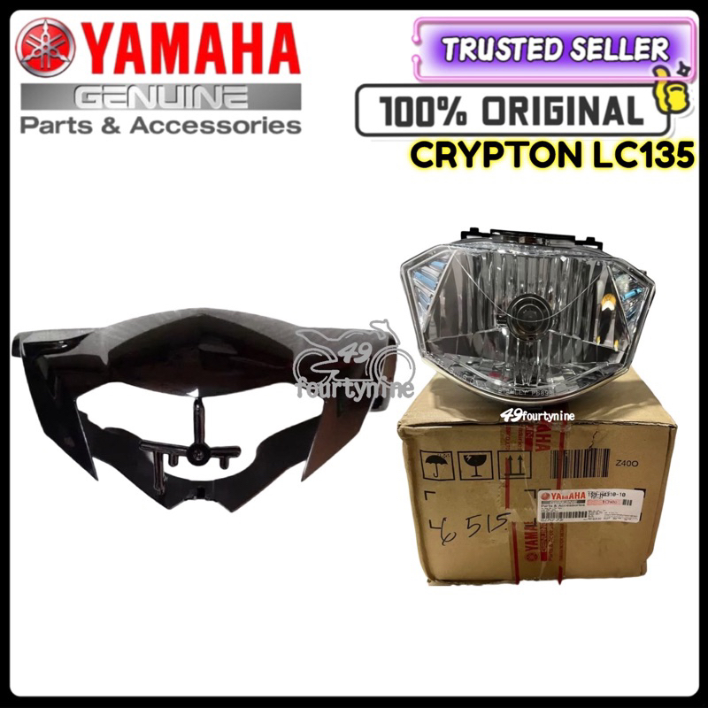 100 ORIGINAL CRYPTON LC135 HEADLIGHT HEAD LAMP WITH COVER CRYPTON