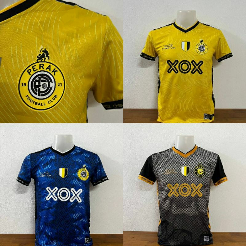 PERAK FC FOOTBALL CLUB HOME AWAY THIRD TRAINING PLAYER ISSUE JERSEY ...