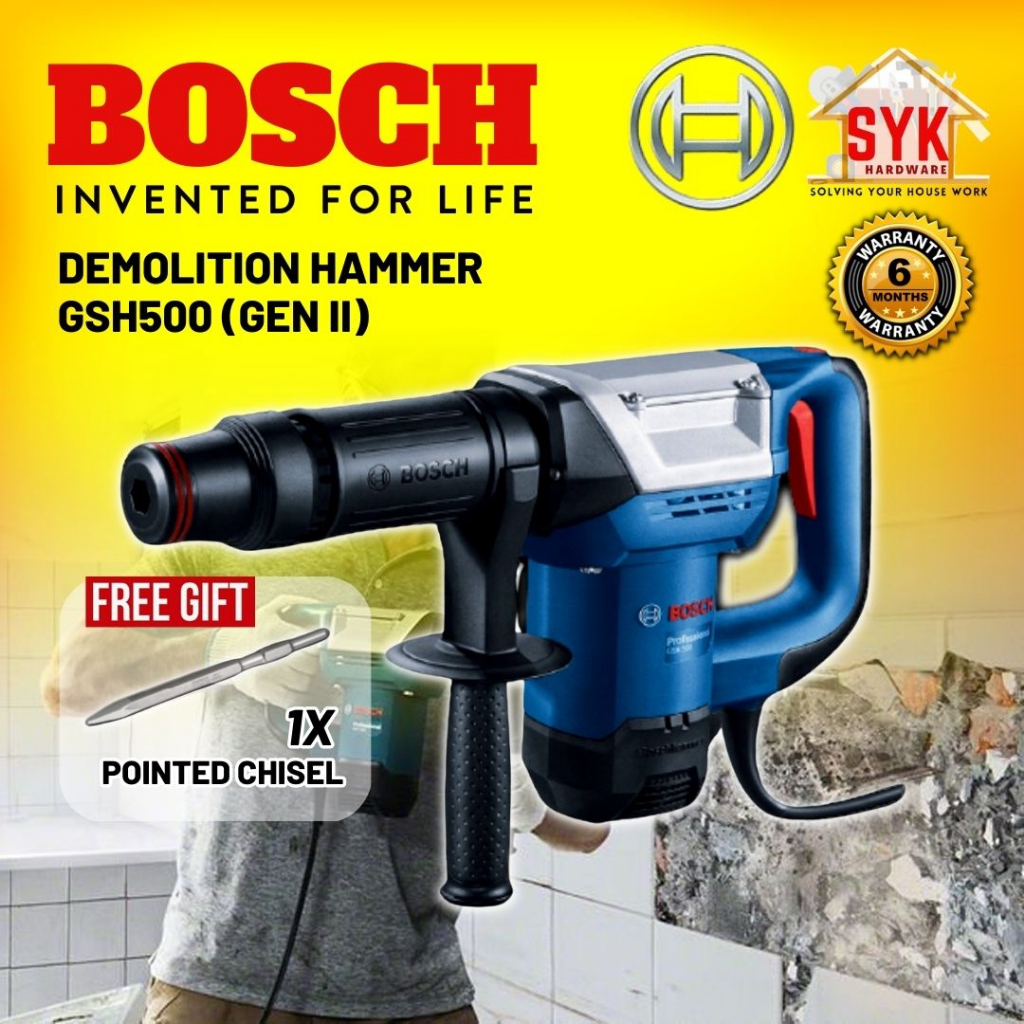 Electric Hammering Machine Price SYK BOSCH GSH500 GSH 500