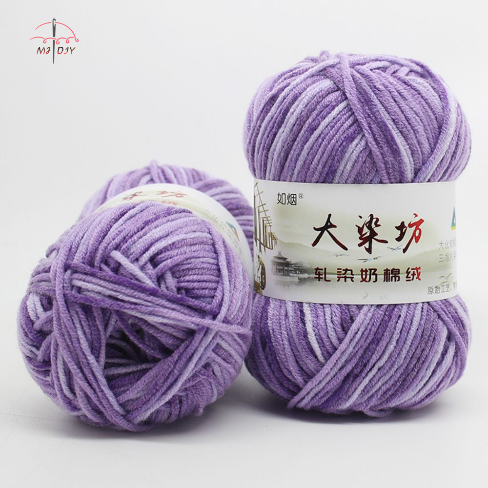 5ply Yarn(Mix) Crochet Knitting Yarn 5 Ply Milk Cotton Benang Kait/Yarn ...