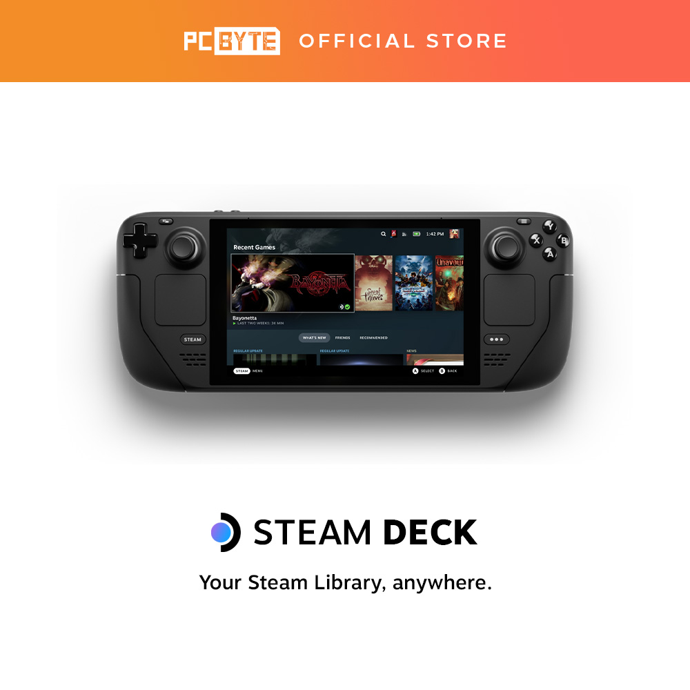 Valve Steam Deck Gaming Handheld PC [64GB/256GB/512GB] PCByte | Shopee ...