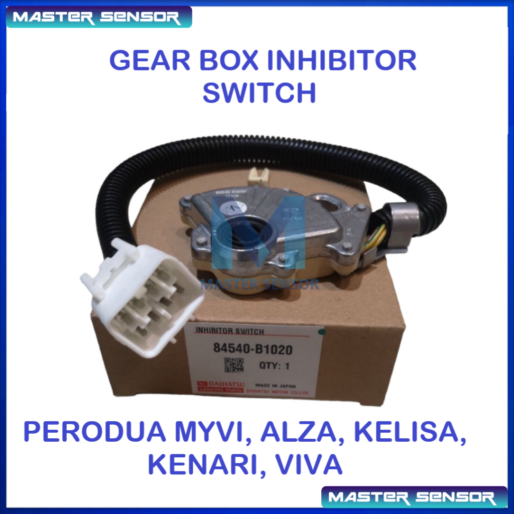 PERODUA MYVI, ALZA, KELISA, KENARI, VIVA 8PIN GEAR BOX INHIBITOR SWITCH