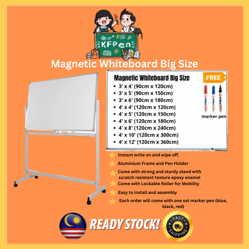 Whiteboard Big Whiteboard Papan Putih Shopee Malaysia