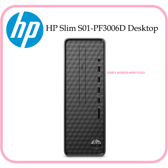 HP Slim S01PF3006D Desktop (I513400 8GD 512SSD/Win11H/With Office OPI