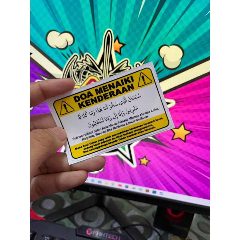 Sticker doa naik kenderaan | Shopee Malaysia