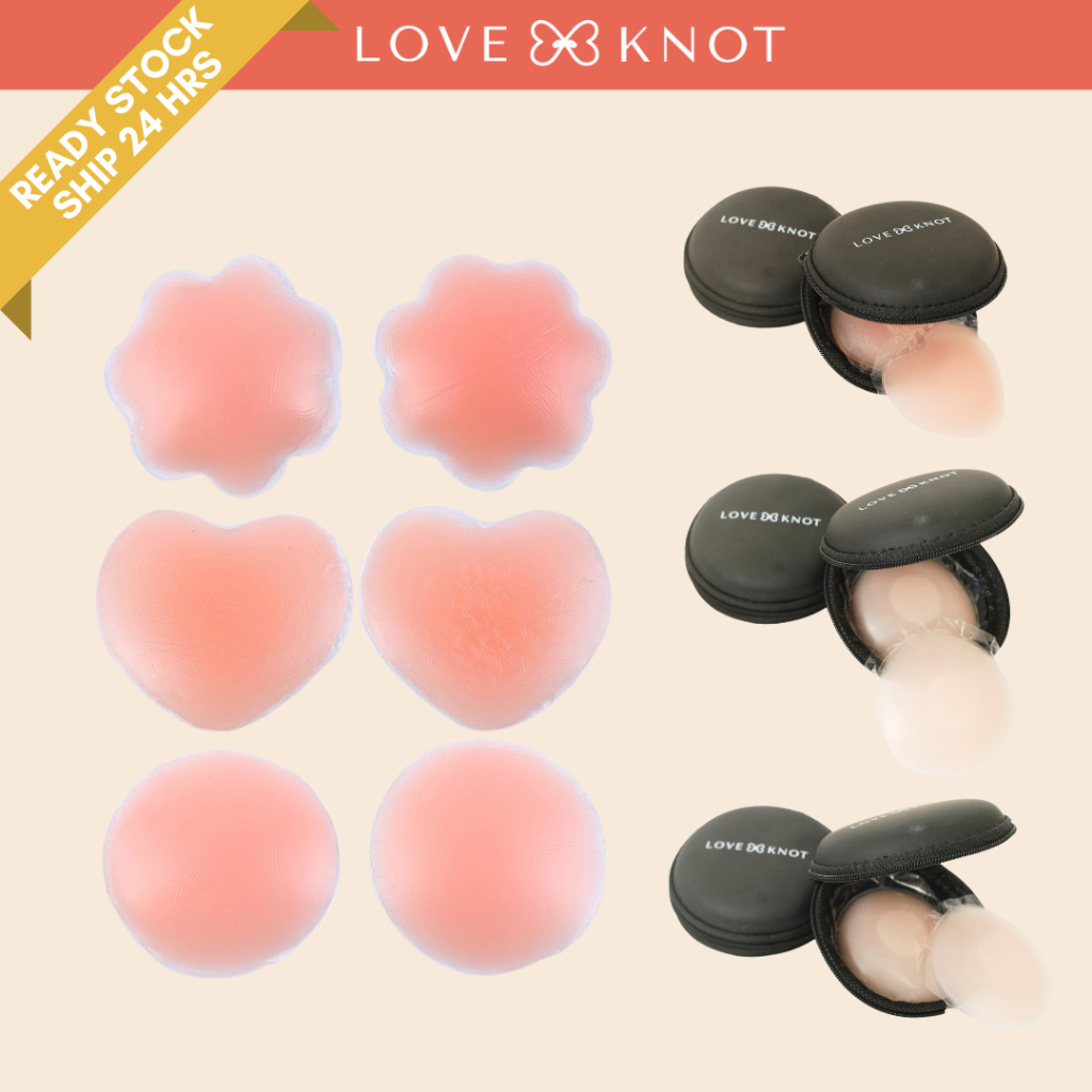 [NEW READY STOCK 现货] Love Knot 6.5cm Invisible Soft Silicone Nipple