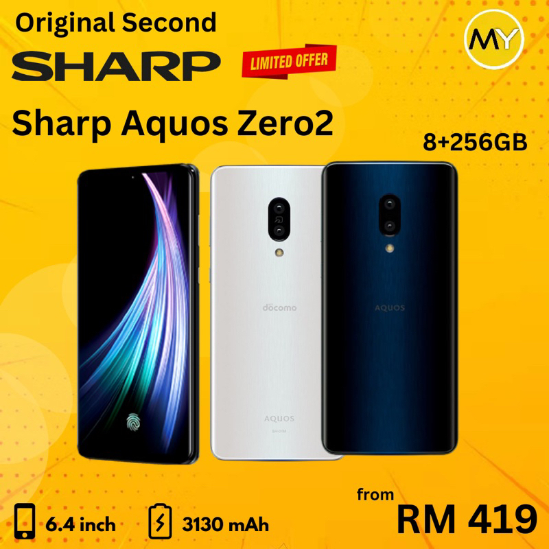 Sharp Aquos Zero 2 & Zero 6 (8+256GB) Original Second | Shopee