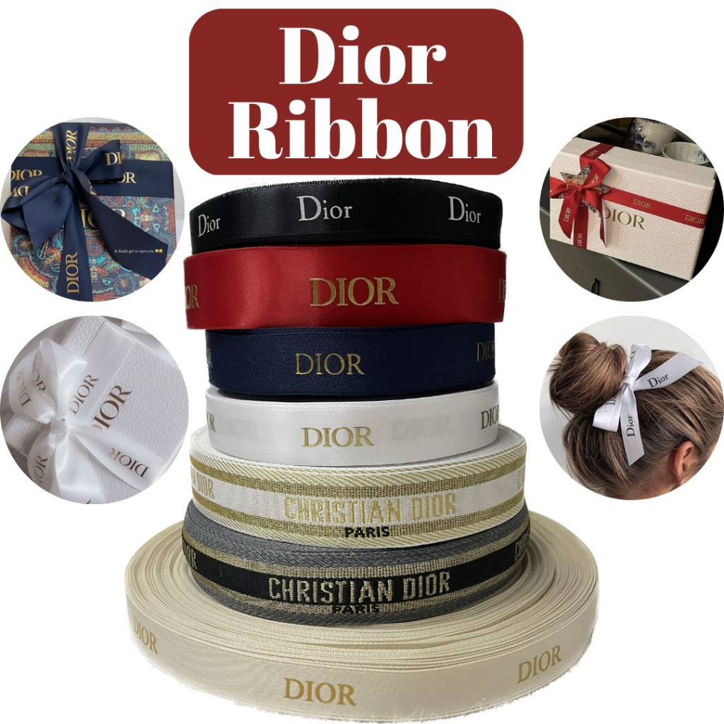 Branded Ribbon CD LV H Channel Classic Ribbons Pembalut Hadiah Gift ...