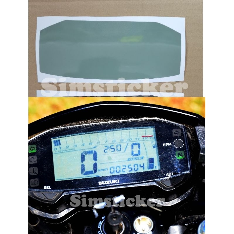 SUZUKI RAIDER FI R150 GSX 150 (siap potong) TINTED METER | Shopee Malaysia