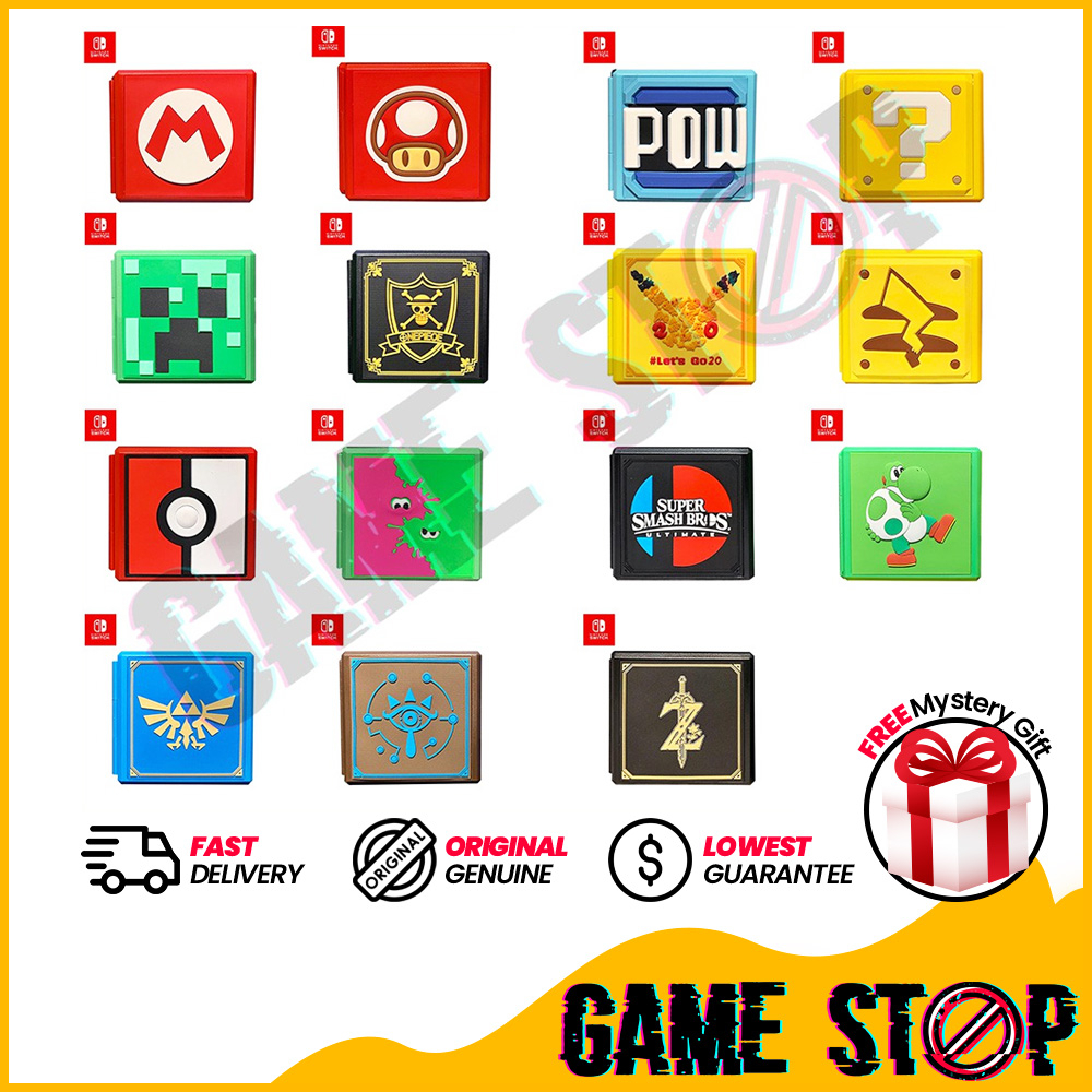 Nintendo Switch Premium Card Case 12+12 Pikachu Mario Zelda Animal ...