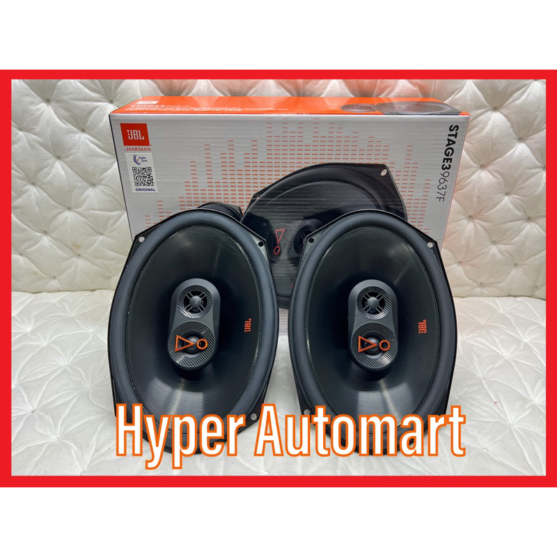 JBL Original Car Stage 3 6x9"Inch 3-Way Coaxial Speaker (9637F) Proton ...