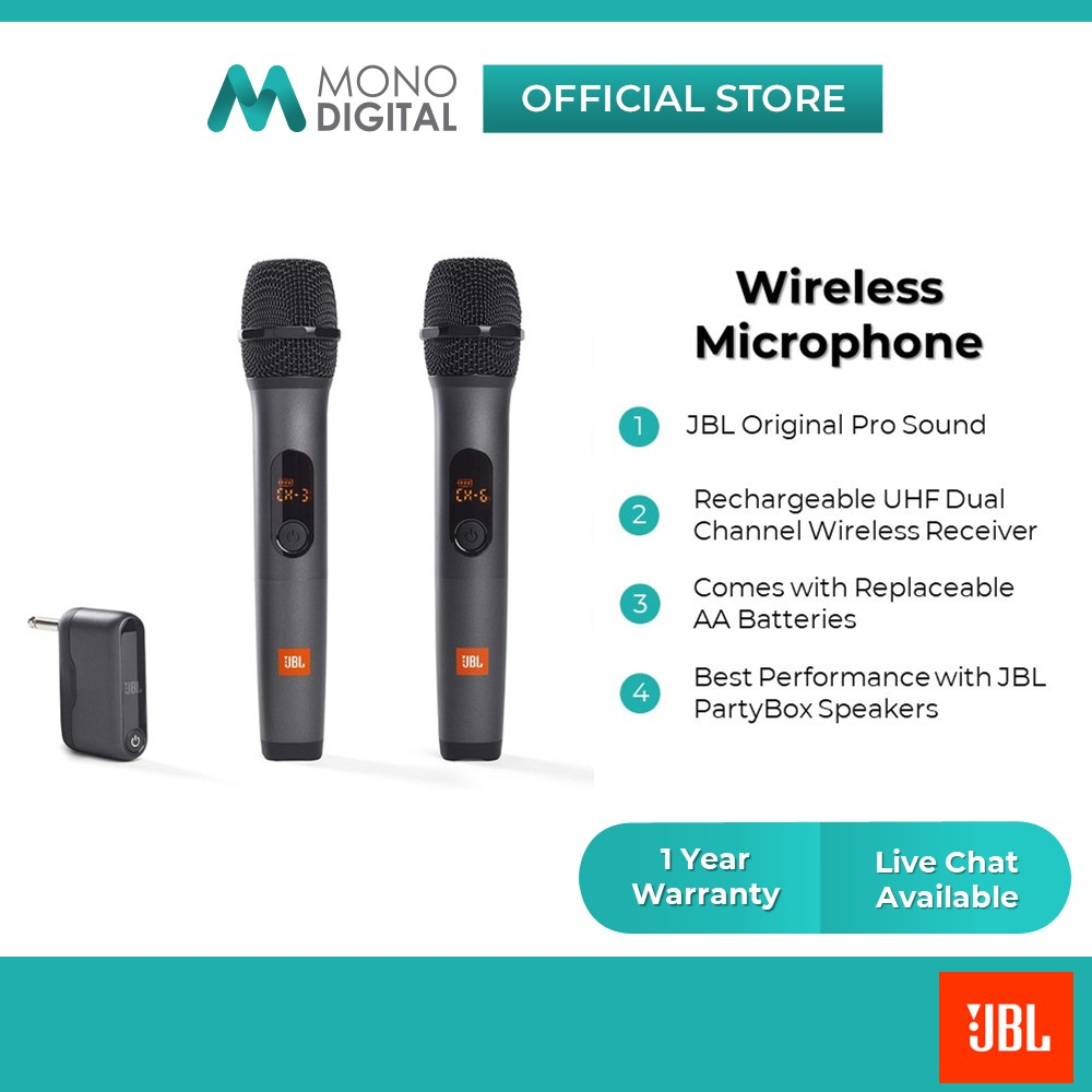 Jbl Wireless Microphone Set - Wireless Microphone System, Pro Sound 