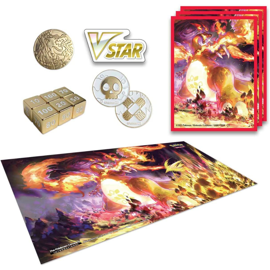 [Pokemon] Charizard Ultra Premium Collection UPC accessories Dice