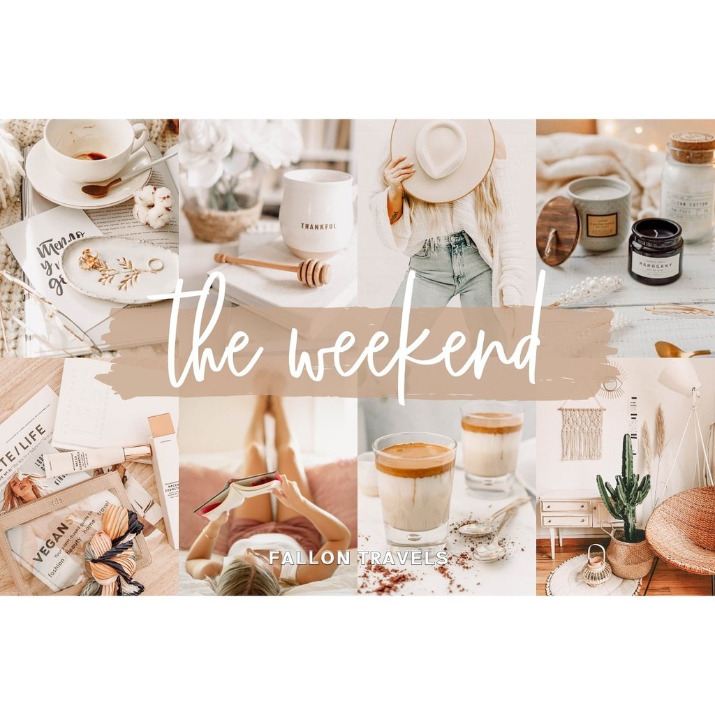 The Weekend Lightroom Mobile Presets | Preset | Shopee Malaysia