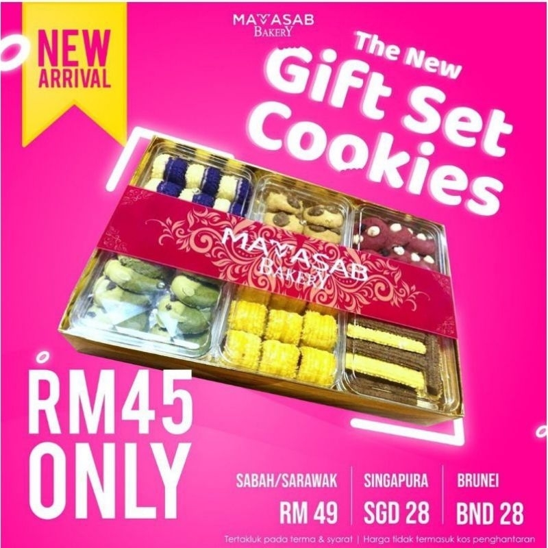 MAMASAB Set 6in1 Gift Set Cookies 6jenis Kuih Raya | Shopee Malaysia