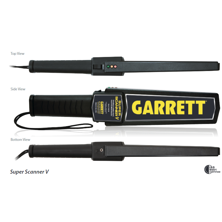 Super Scanner Metal Detector Hand held Garret metal detector (Free