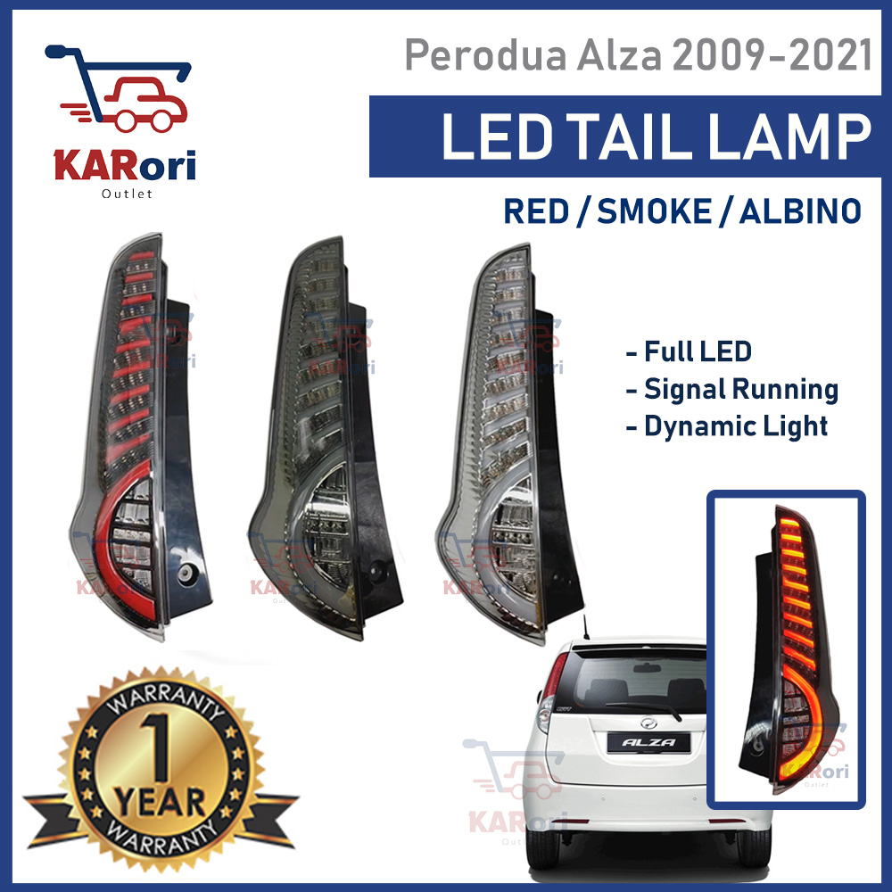 PERODUA ALZA 20092021Y DRAGON SCALE LED TAIL LAMP / TOYOTA PASSO SETTE