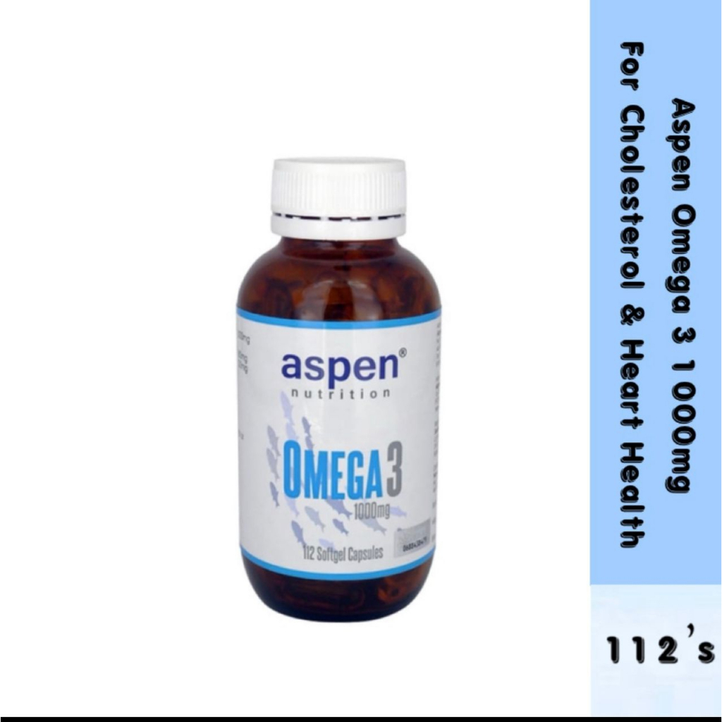 Aspen Omega 3 1000mg 112 capsules Shopee Malaysia