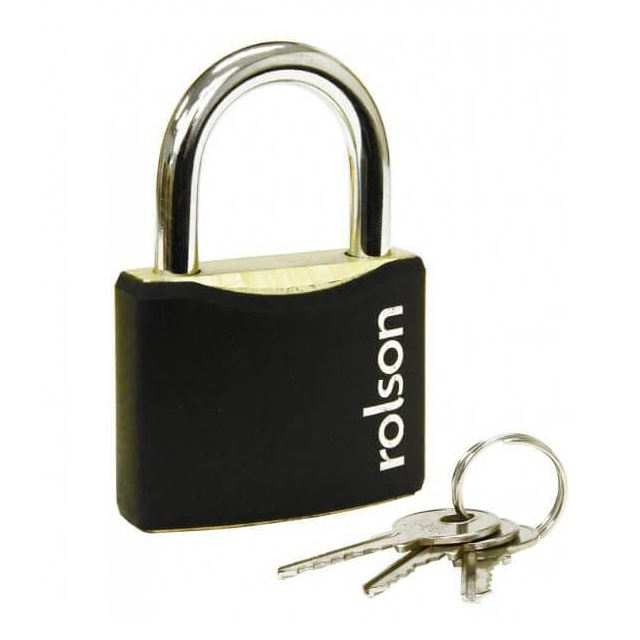 Rolson Black Padlock (50mm) 66407 Shopee Malaysia