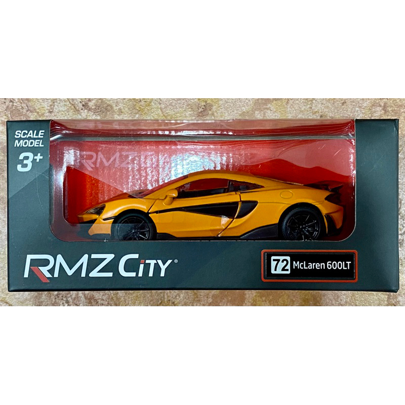 RMZ City McLaren 600LT Modellauto 1:32 - Blaues Diecast Metal Modell | Ca. 12cm Lang