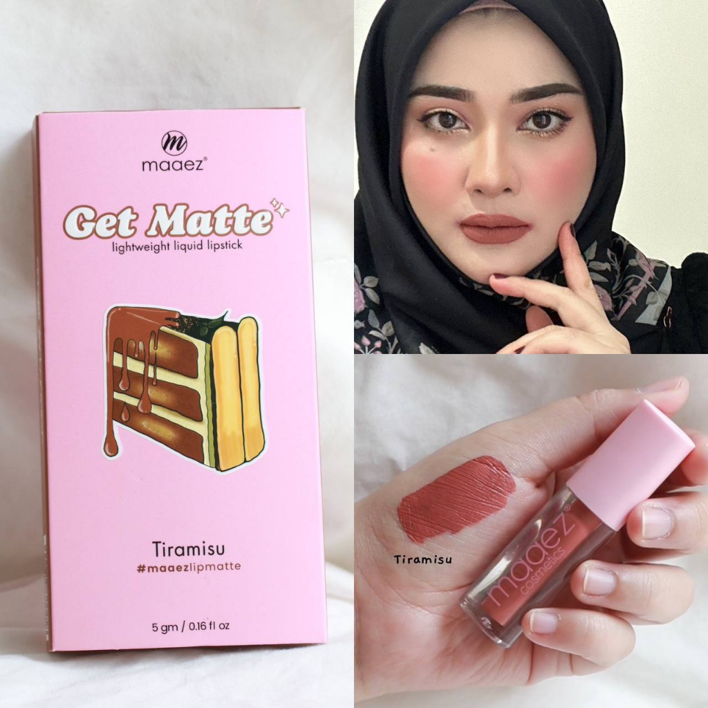 Maaez Lipmatte Get Matte Lightweight Liquid Lipstick Danish MM Sprinkle ...