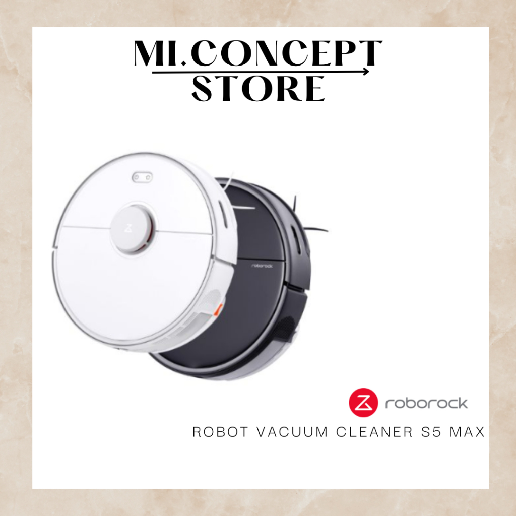 (Global english) Roborock Robot Vacuum Cleaner S5 MAX (White) Shopee