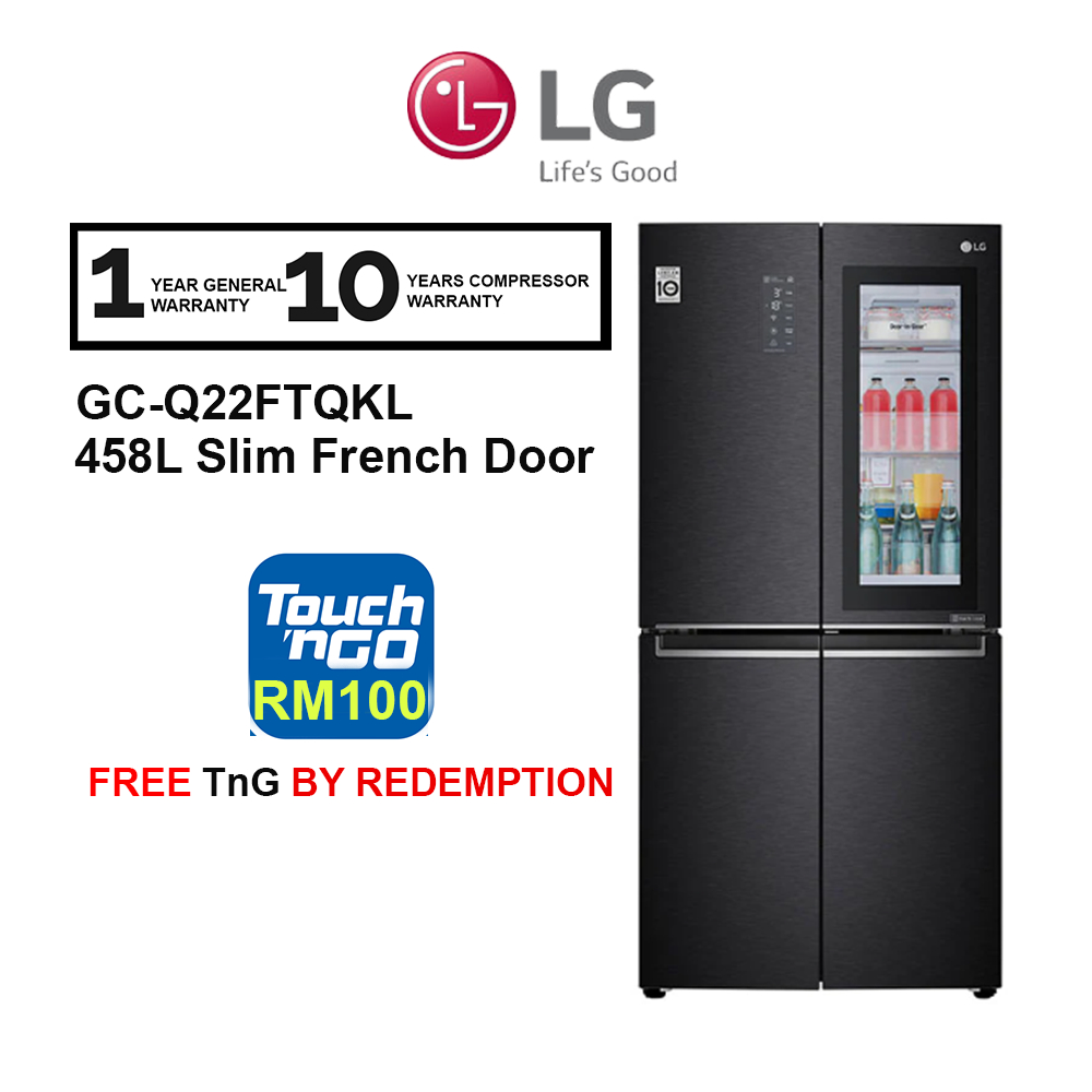 LG Fridge GCQ22FTQKL / GCQ22FTQKL 458L French Door Refrigerators with