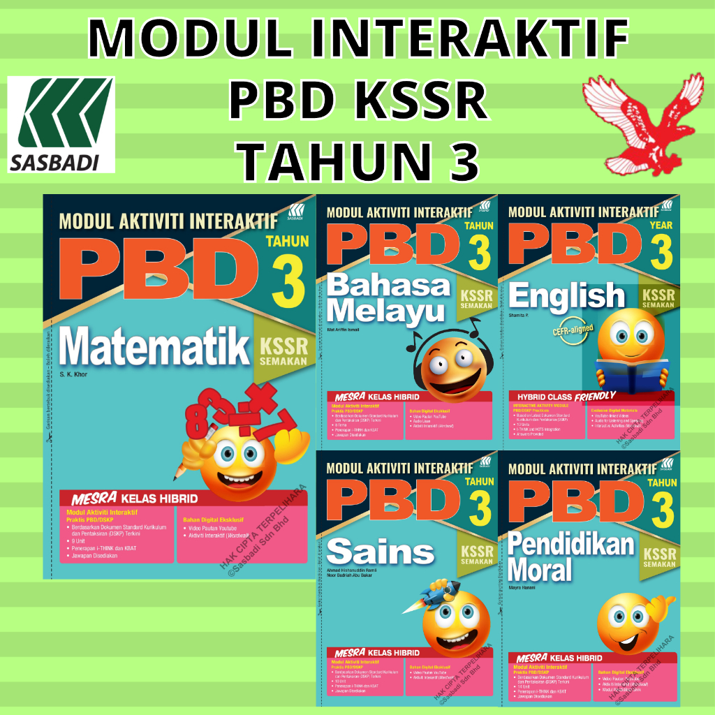 [JASA] SASBADI Modul Interaktif PBD KSSR Tahun 3 (2023) | Shopee Malaysia