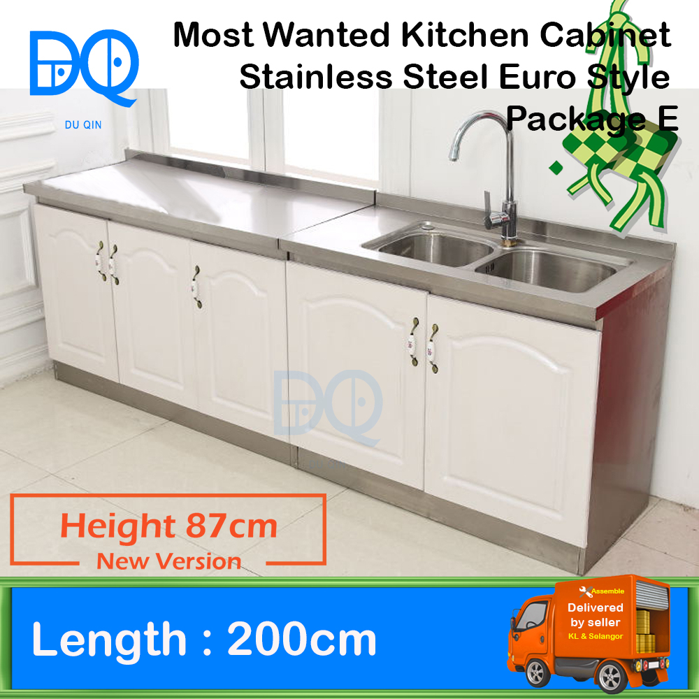 Most Wanted Kitchen Stainless Steel Euro Style Package E