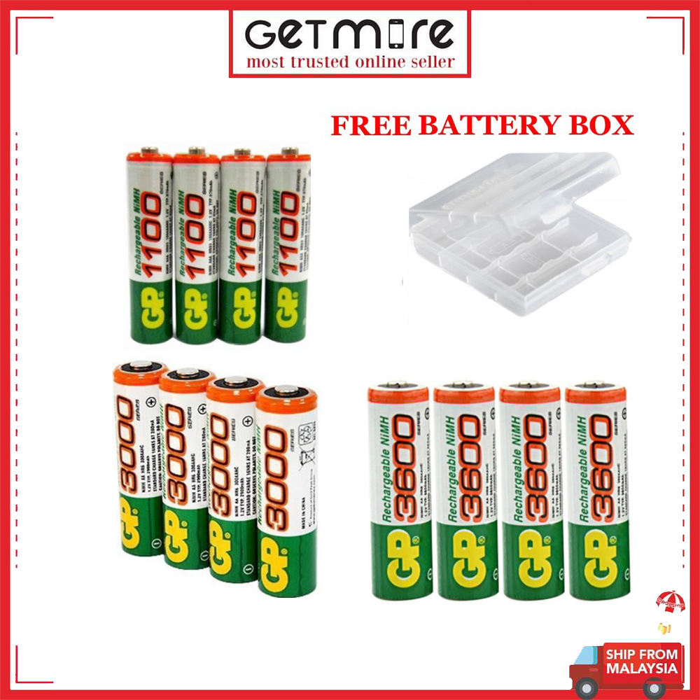 Rechargeable Battery AA AAA Charger GP Authentic Imported Version 1.2V