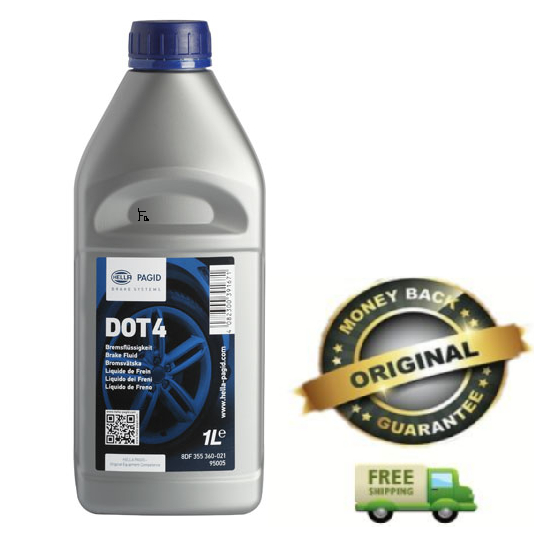 ORIGINAL BRAKE FLUID DOT 4 HELLA PAGID BRAKE OIL 1L Shopee Malaysia