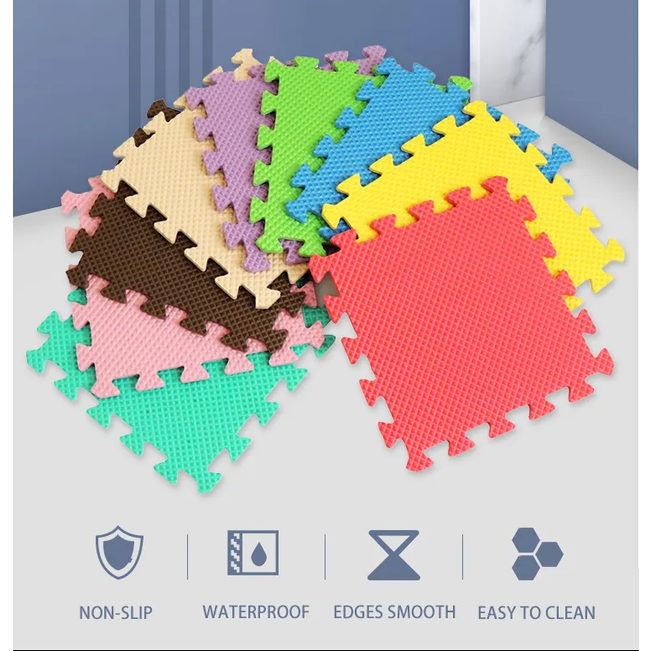 Baby Puzzle NonSlip NonToxic EVA Foam Playmat (30x30CM) (Buy 1 Free 1