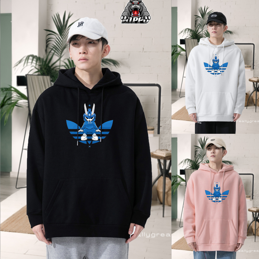 🔥Ready Stock In Malaysia🔥 Adidas XBlue Fashion Hoodie Viral Hoodie Baju