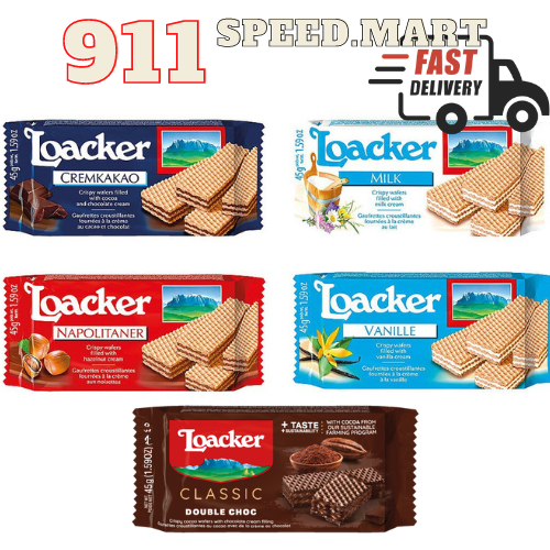 [911] Loacker Classic Cream Wafer 45gm x 1piece | Shopee Malaysia