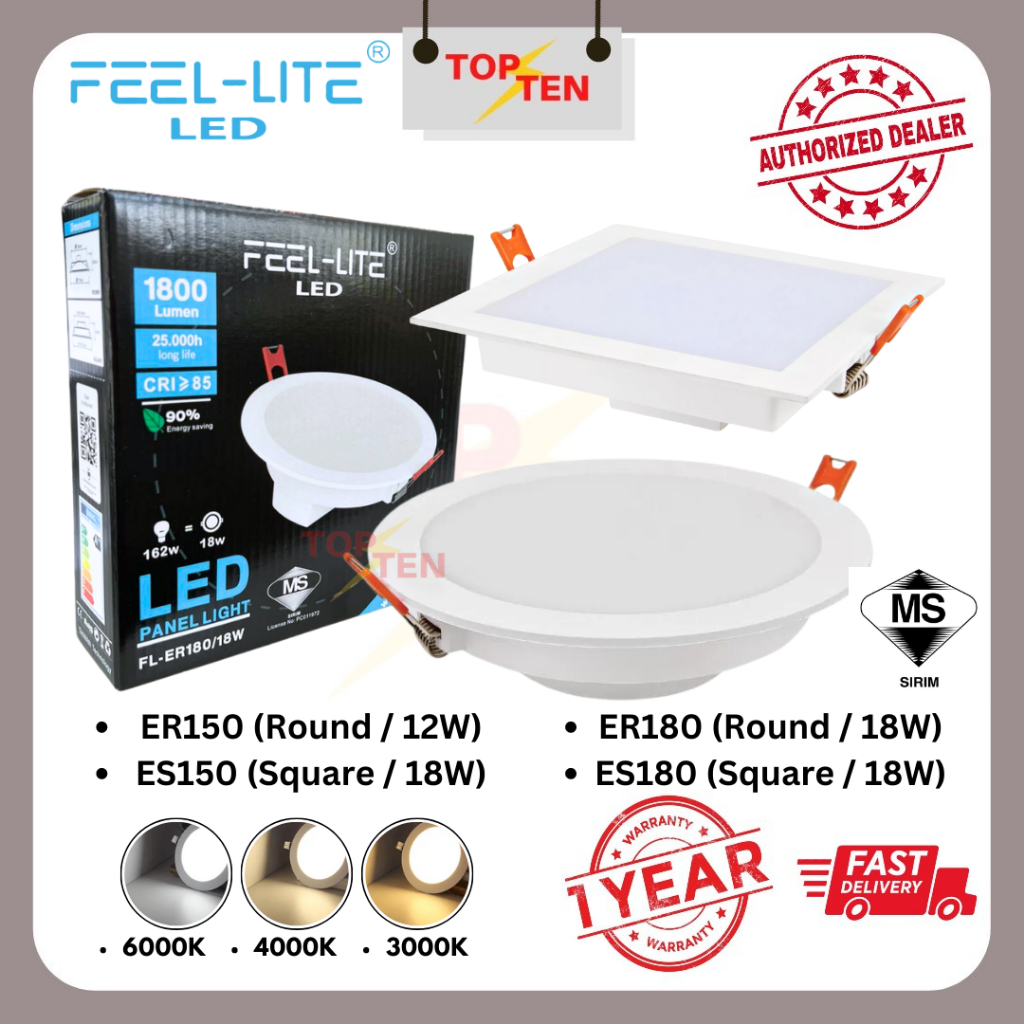 Feel Lite Led Downlight With Sirim Approval PR/PS Series Home Living ...