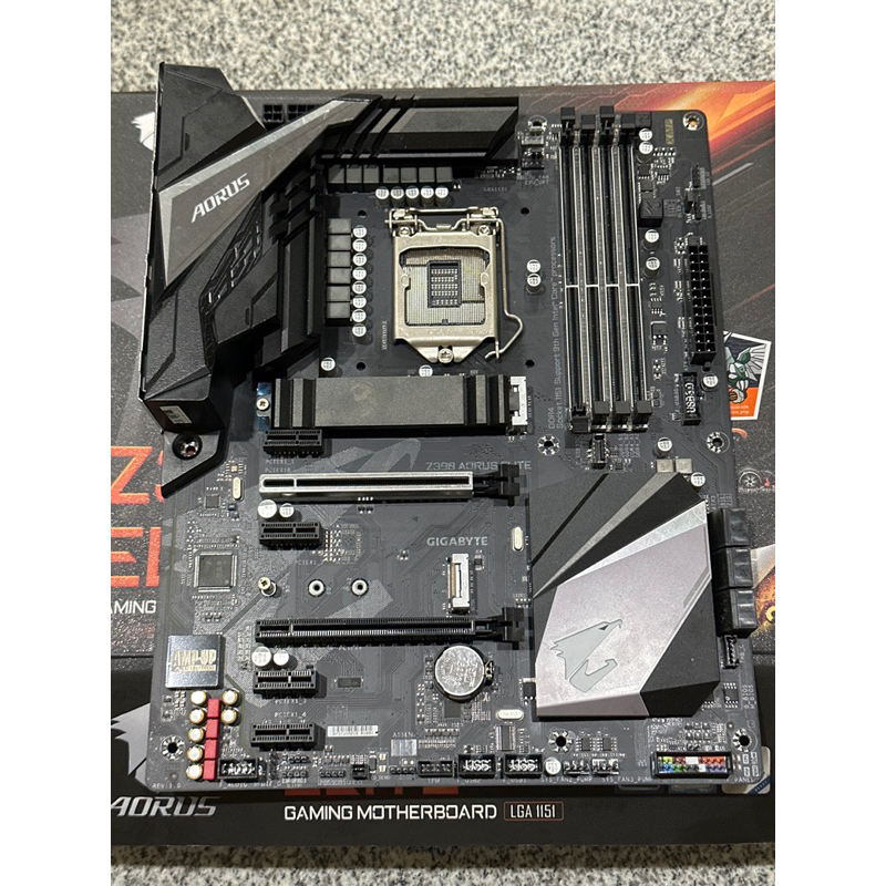 Z390 Aorus Eilte motherboard with box | Shopee Malaysia