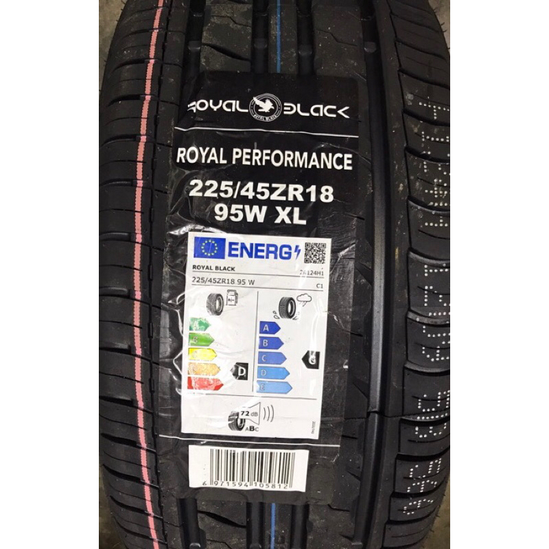 225/45R18 225 45 18 ROYAL BLACK Car tyre tire kereta tayar Wheel Rim 18