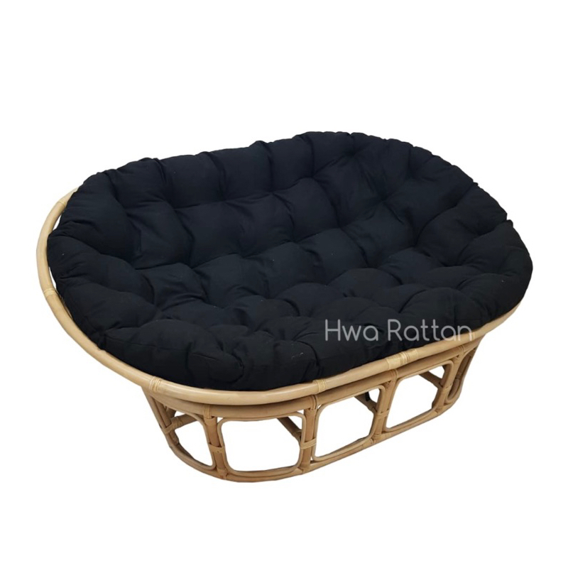 Papasan mamasan rotan Rattan cozy sofa chair cushion lazy chair set