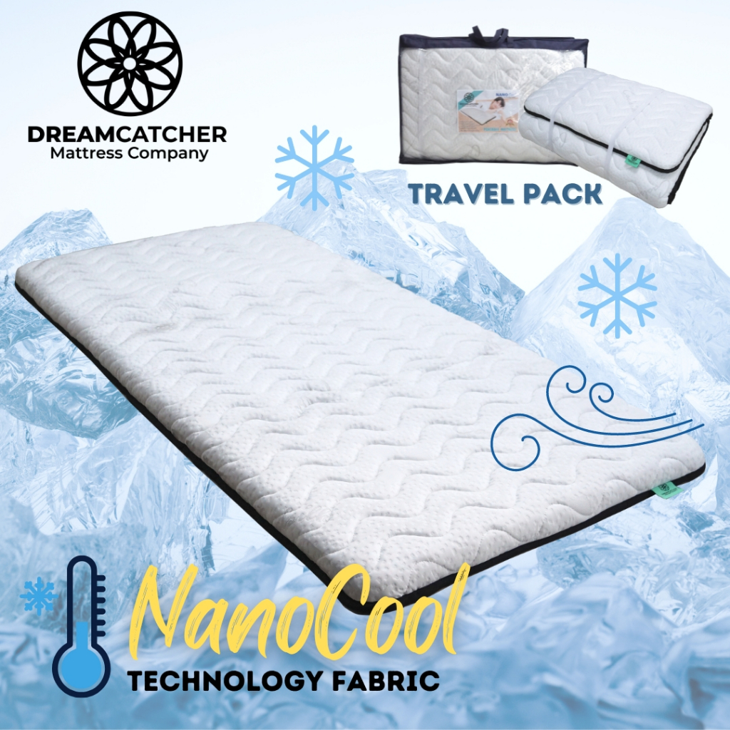 Tilam lipat Furniture Mart Dreamland tri fold foldable premium rebound foam single size mattress