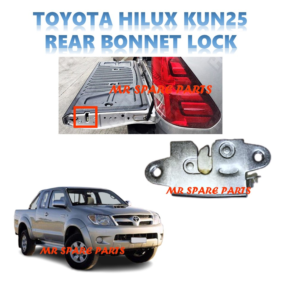 TOYOTA HILUX KUN25 KUN26 2006-2013 REAR BONNET LOCK | Shopee Malaysia