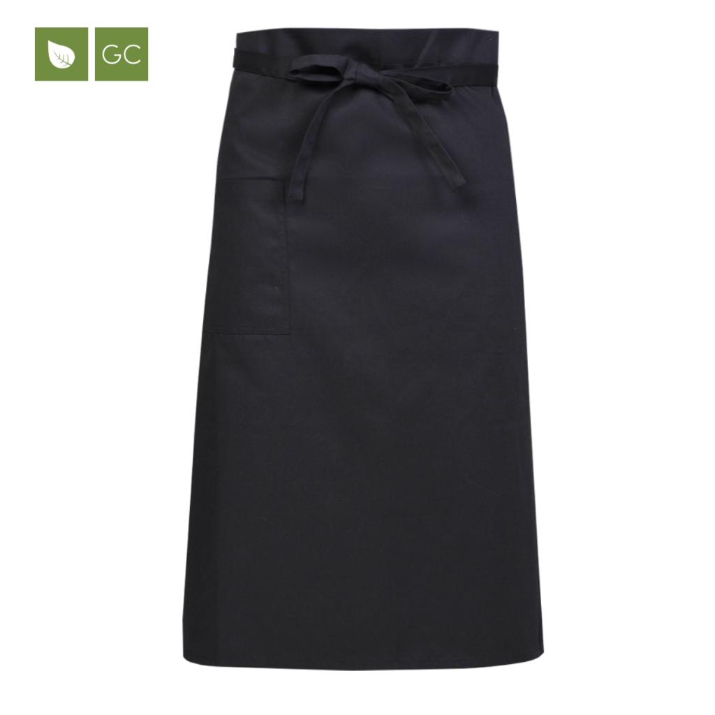 Chef Apron 31" Black Half Apron Kitchen Apron Shopee Malaysia