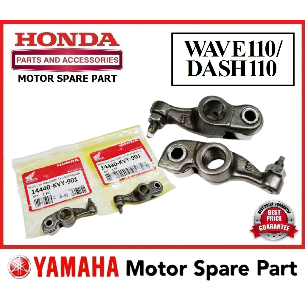 HONDA WAVE110 DASH110 ROCKER ARM SET 0 IN/EX VALVE 1 Set BURUNG ...